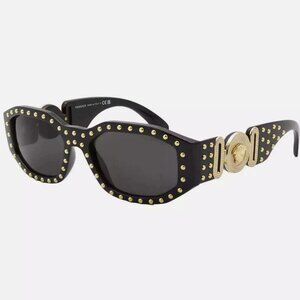 NEW Versace Dark Unisex 53mm Sunglasses